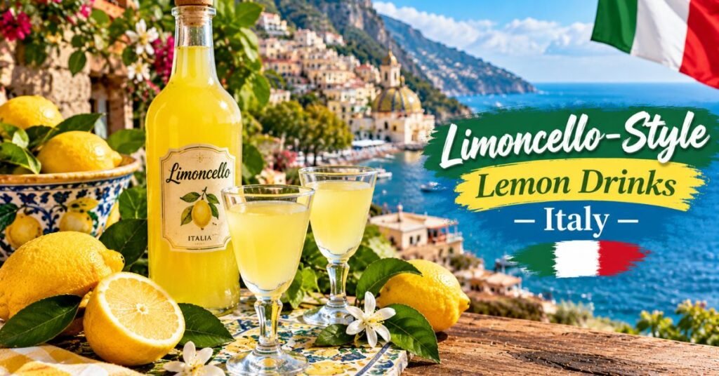 Limoncello-Style Lemon Drinks – Italy