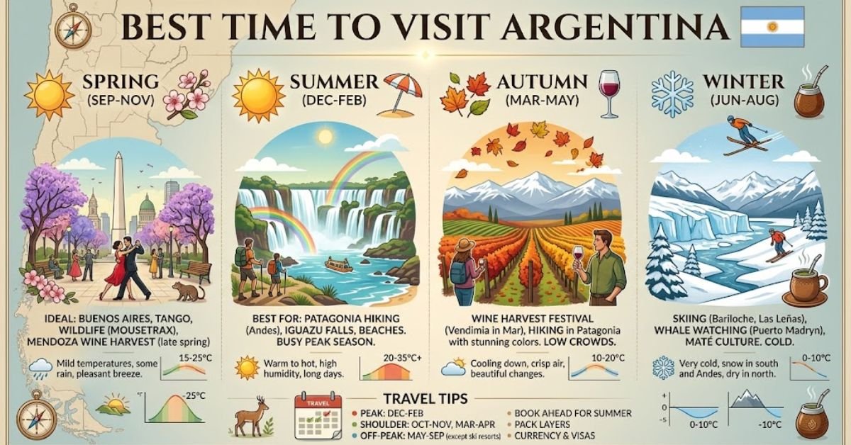 Best Time to Visit Argentina: Weather & Travel Guide