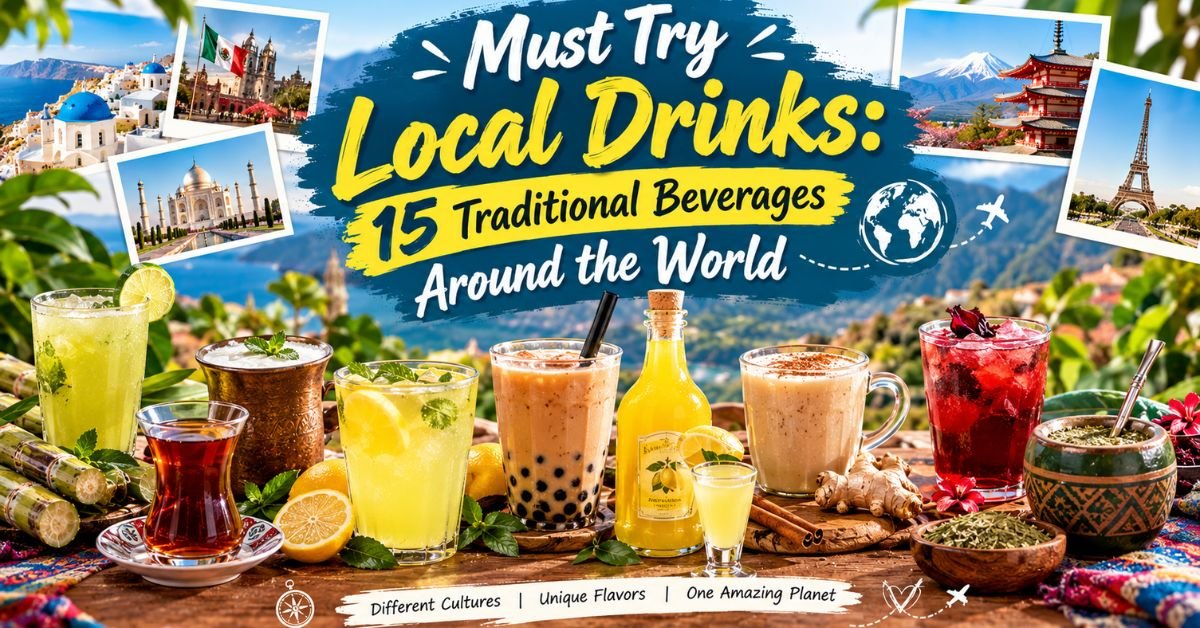 Must Try Local Drinks: 15 Traditional Beverages Around the World