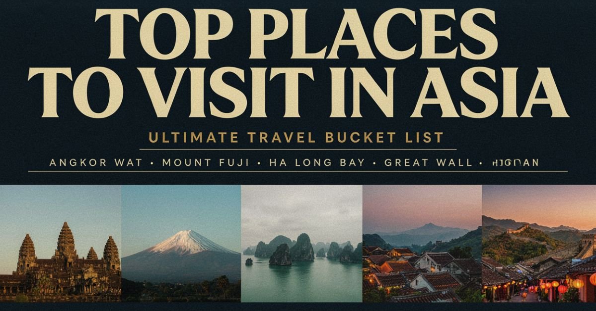 Top Places to Visit in Asia: Ultimate Travel Bucket List