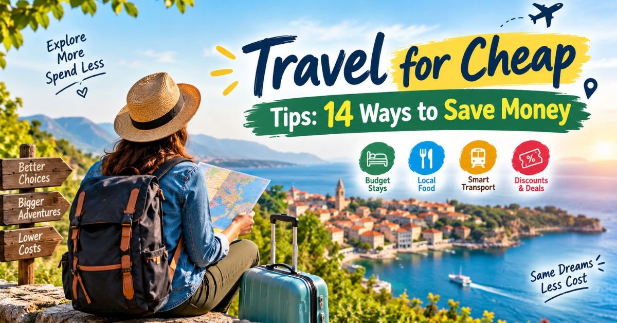 Travel for Cheap Tips: 14 Ways to Save Money 